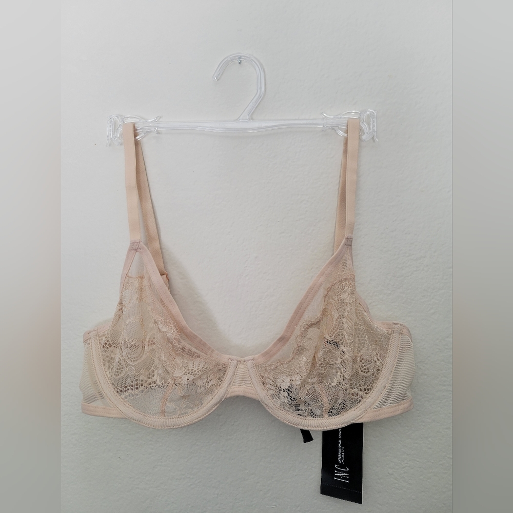 NWT: INC Almond Latte Underwire Bra Size S